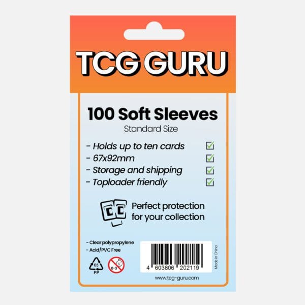 TCG Guru Soft Sleeves - koszulki miękkie 100 szt.