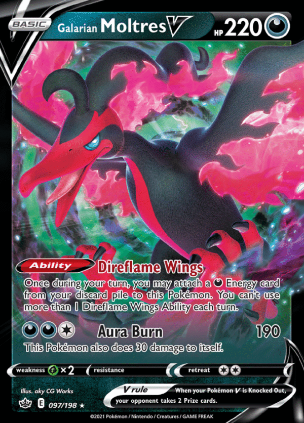 Galarian Moltres V (CRE 097)