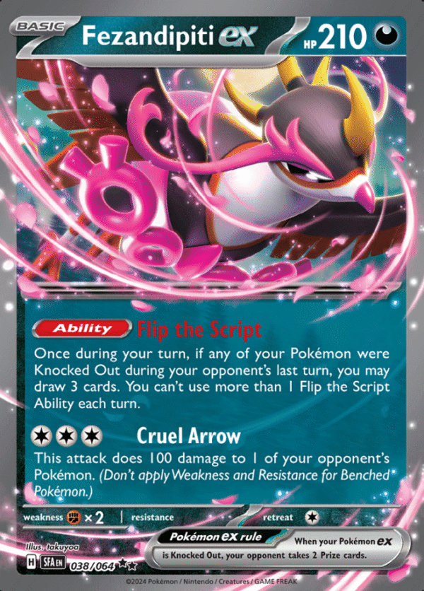 Pokemon Fezandipiti ex SFA 038