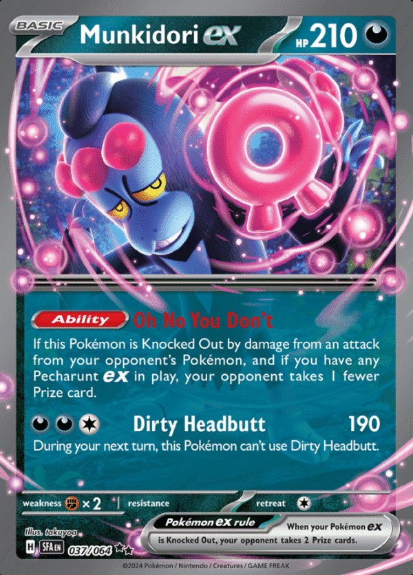 Pokemon Munkidori ex SFA 037