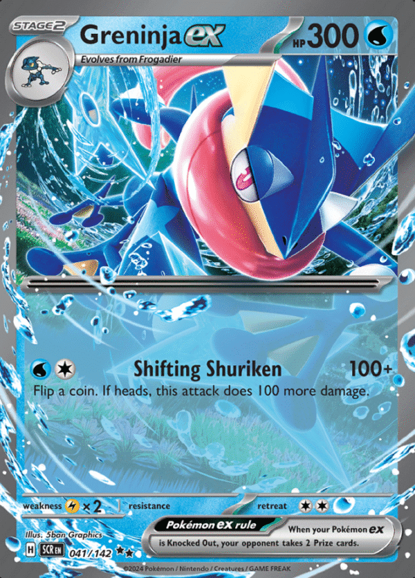 Pokemon Greninja ex SCR 041