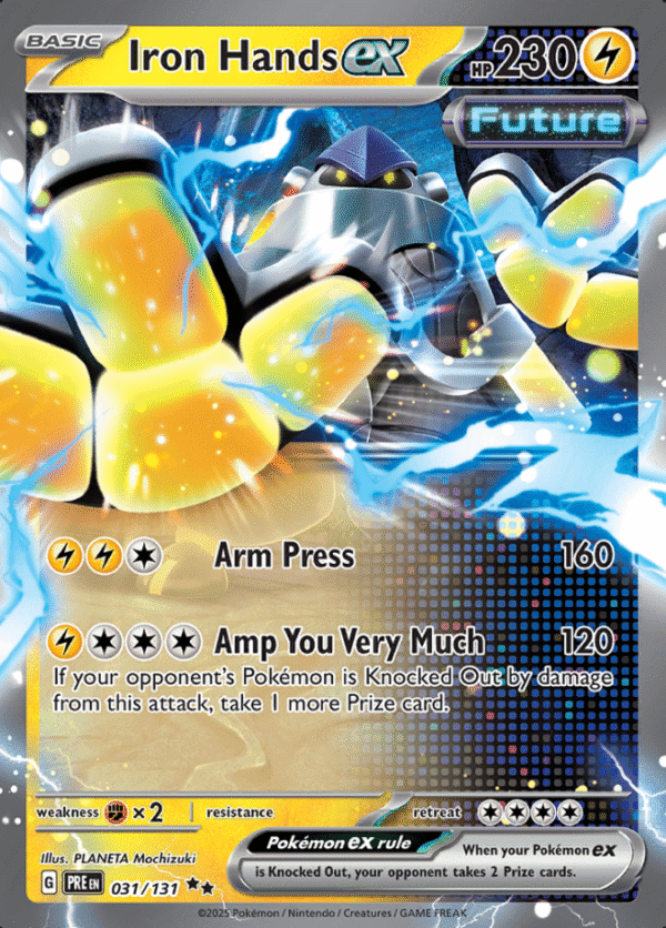 Pokemon Iron Hands ex PRE 031