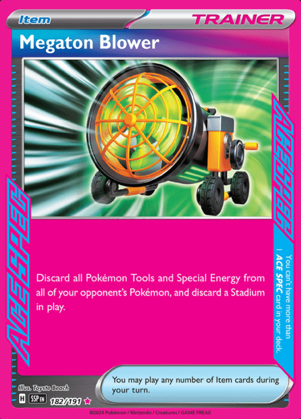 Pokemon Megaton Blower SSP 182