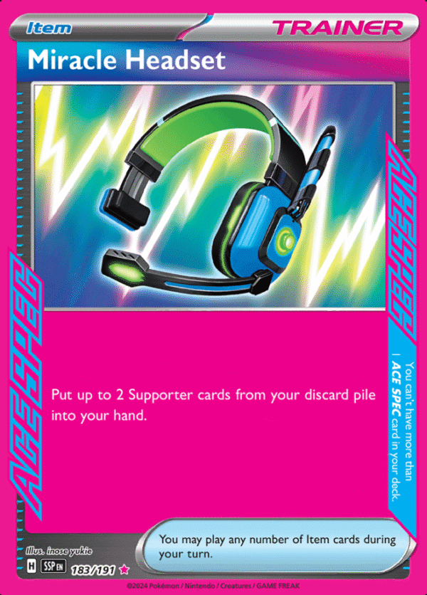 Pokemon Miracle Headset SSP 183