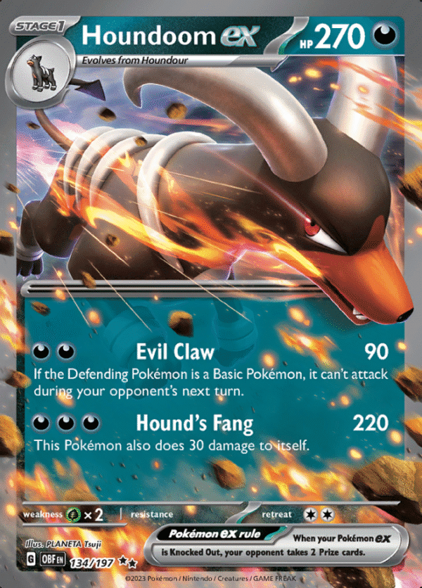 Houndoom ex (OBF 134)