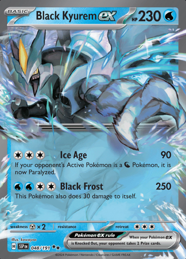 Pokemon Black Kyurem ex SSP 048