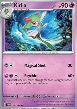 Oryginalna Karta Pokemon Kirlia PAF 028