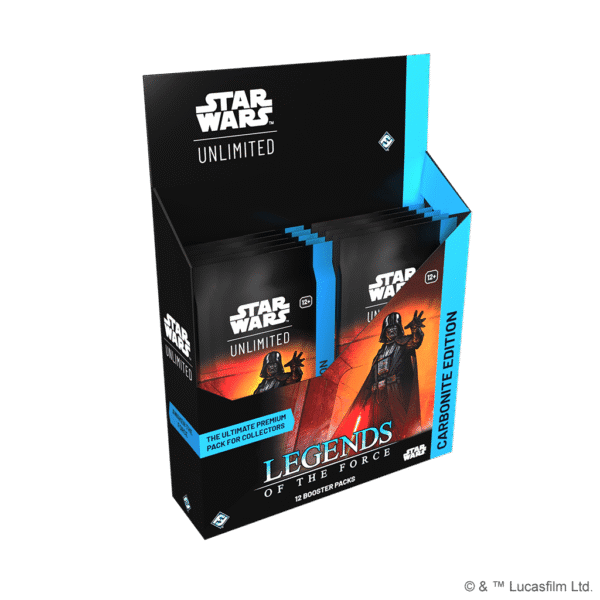 Star Wars: Unlimited Card Game - Legends of the Force - Carbonite Booster Box (12)
