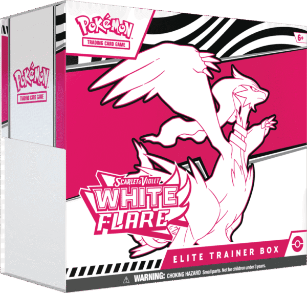 Pokemon TCG: Scarlet & Violet – White Flare & Black Bolt - Elite Trainer Box - Reshiram