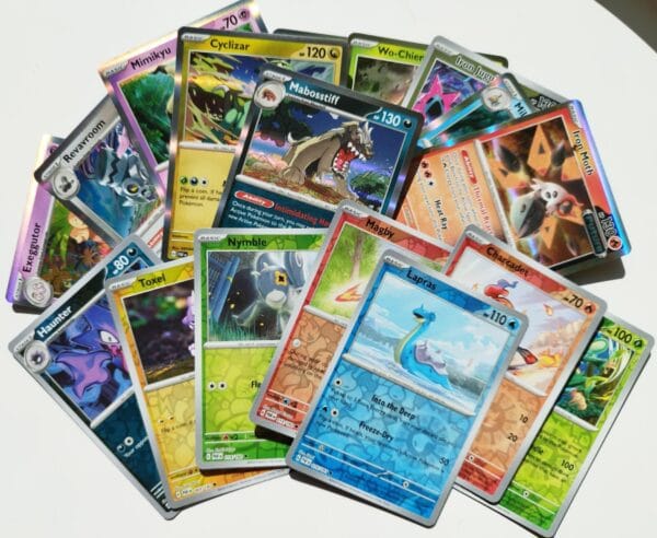 Zestaw bulk 20 Kart Pokemon Holo Reverse