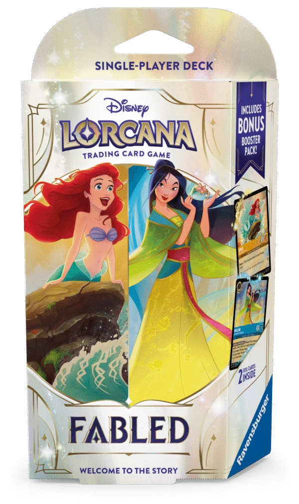 Disney Lorcana: Fabled – Starter Deck – Ariel & Mulan