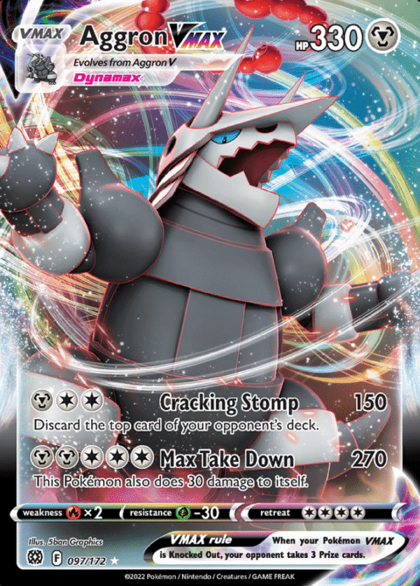 Aggron VMAX BRS 097