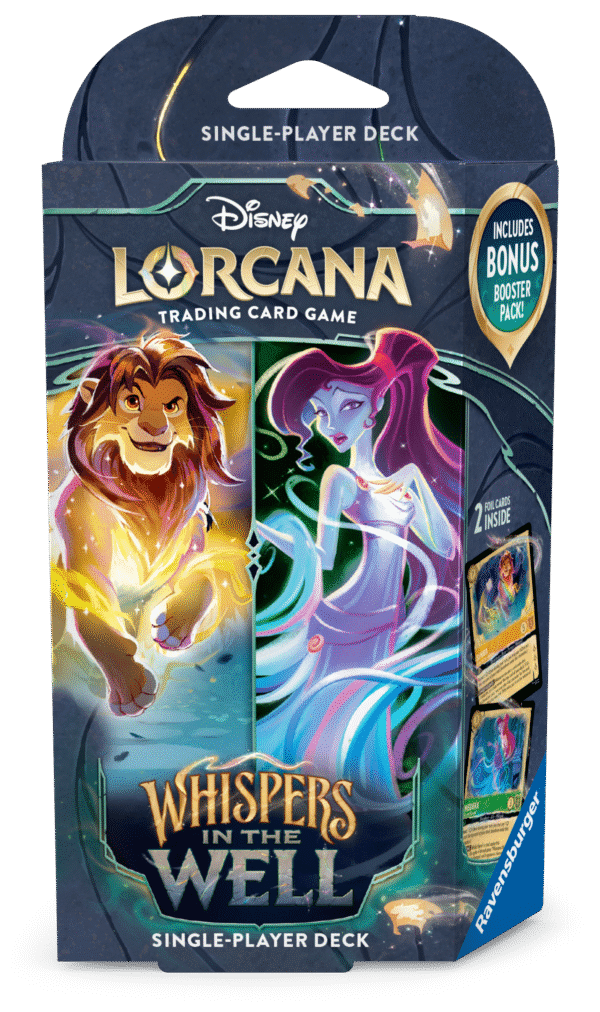Disney Lorcana: Whispers in the Well – Starter Deck – Amber & Emerald