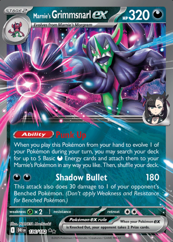 Marnie's Grimmsnarl ex (DRI 136)