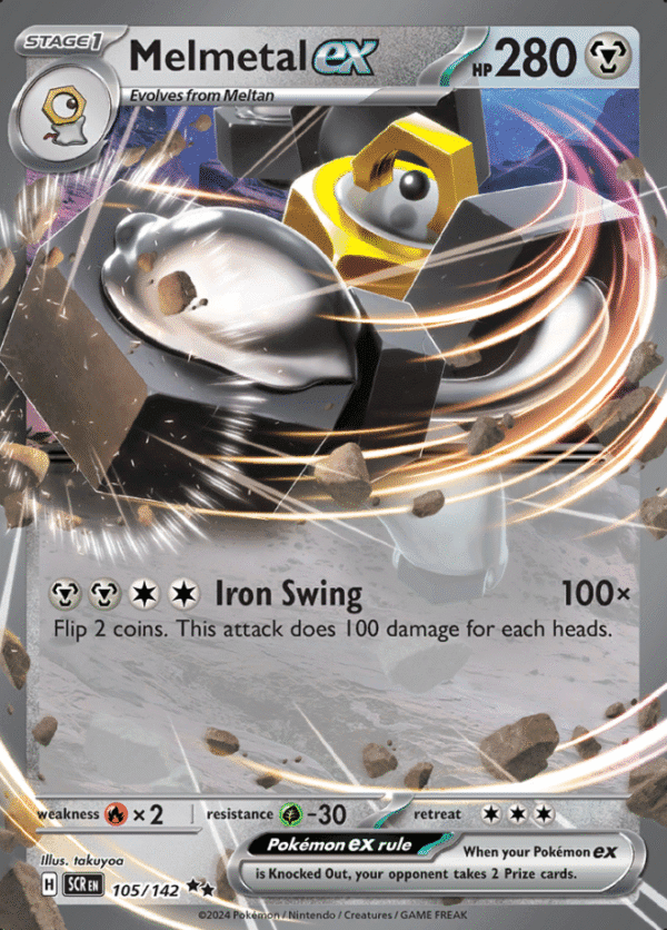 Pokemon Melmetal ex SCR 105