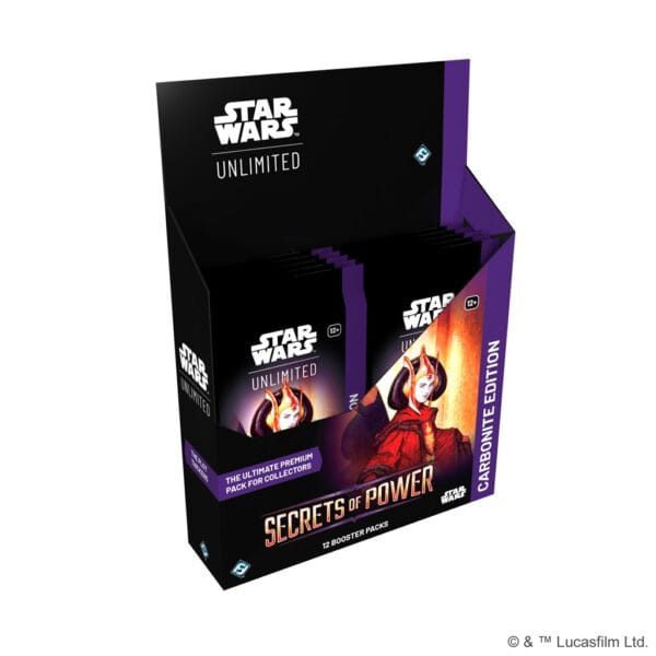 Star Wars: Unlimited Card Game - Secrets of Power - Carbonite Booster Box (12)