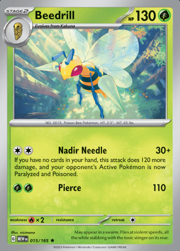 Beedrill (MEW 015) Holo