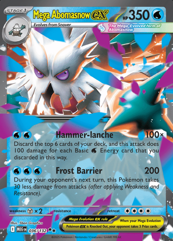 Mega Abomasnow ex (MEG 036)