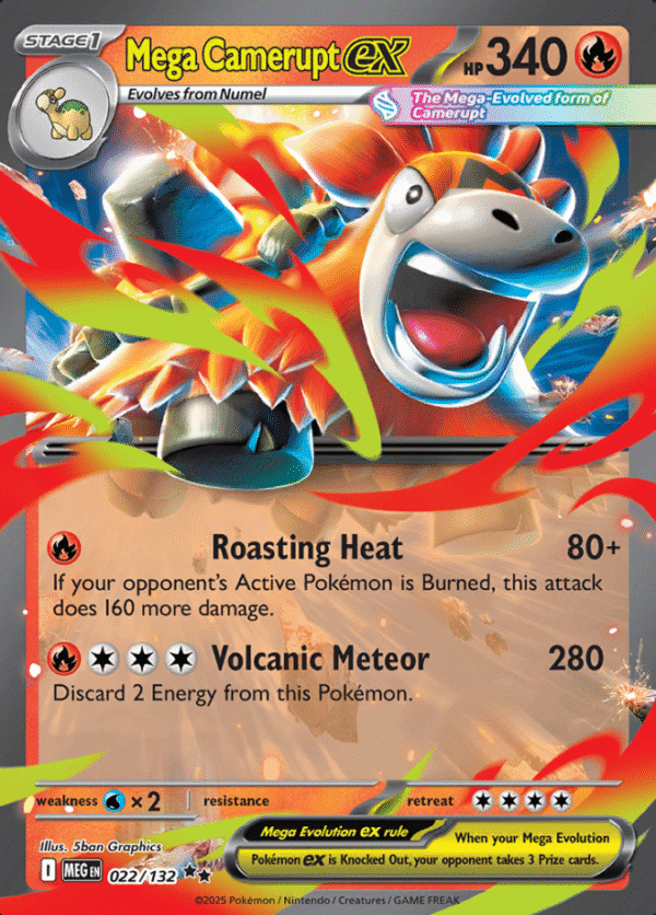 Mega Camerupt ex (MEG 022)