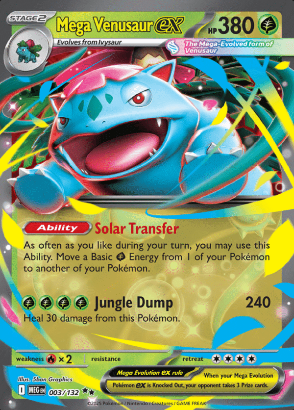 Mega Venusaur ex MEG 003