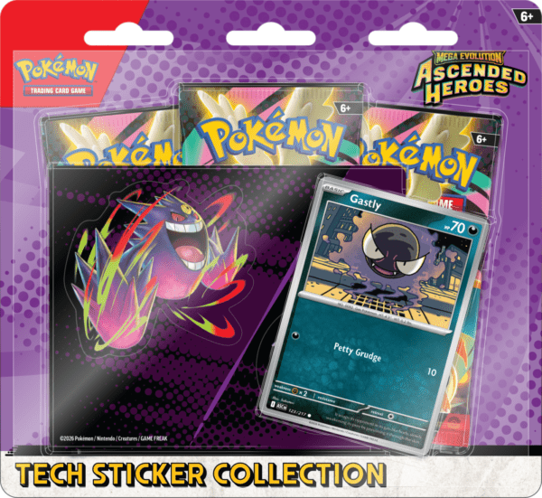 Pokémon TCG: ME 02,5 - Ascended Heroes - Tech Sticker Collection Gastly