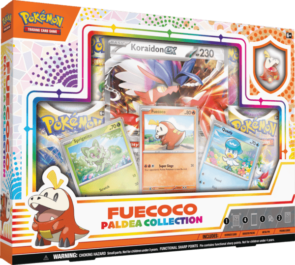 Pokemon TCG: Paldea Pin Box - Fuecoco