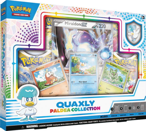 Pokemon TCG: Paldea Pin Box - Quaxly