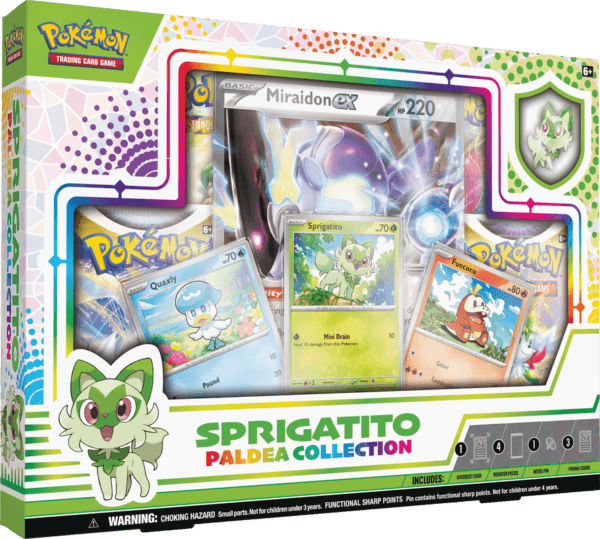 Pokemon TCG: Paldea Pin Box - Sprigatito