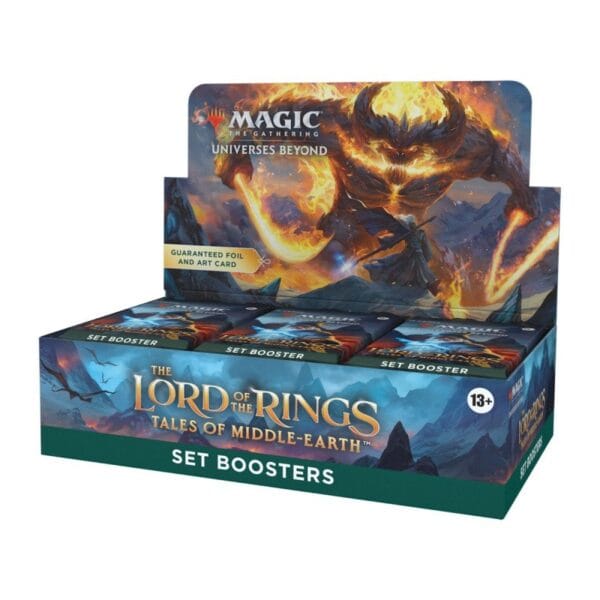 Lord of the Rings: Tales of Middle-Earth Set Booster Display
