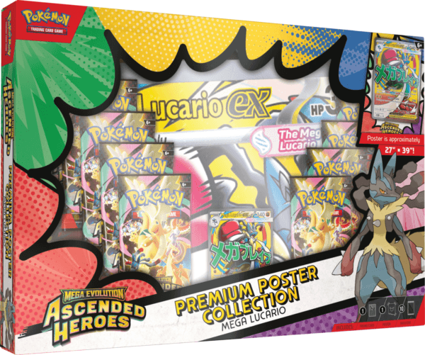 Ascended Heroes - Premium Poster Collection - Mega Lucario