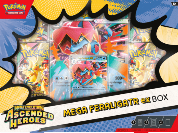 Pokemon TCG: ME 02,5 - Ascended Heroes - Mega Feraligatr ex Box