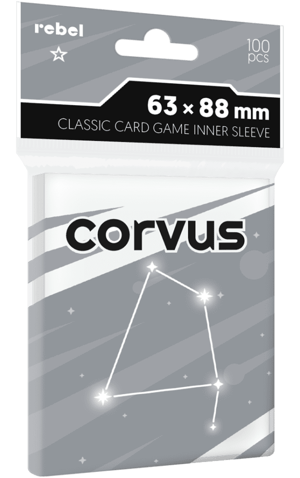 Koszulki na karty Rebel (63x88 mm) Corvus Inner Sleeve Light 100 sztuk