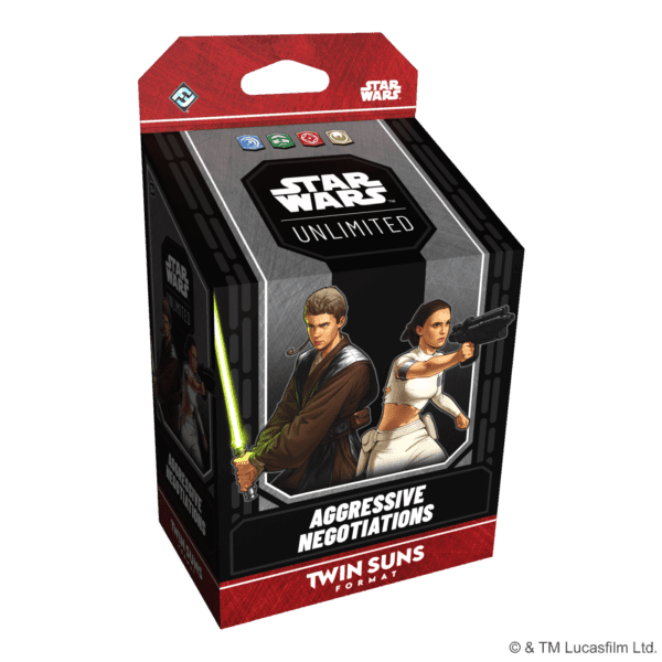 Star Wars: Unlimited Card Game - Twin Suns Format - Aggressive Negotiations - Anakin & Padme