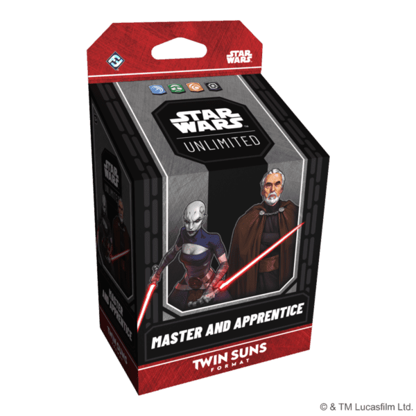 Star Wars: Unlimited Card Game - Twin Suns Format - Master and Apprentice - Dooku and Asajj