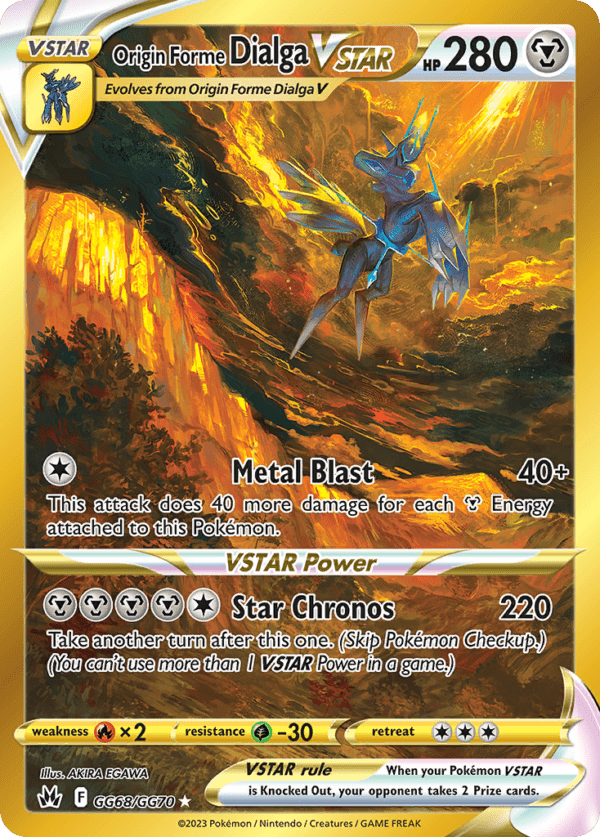 Origin Forme Dialga VSTAR (CRZ GG68)