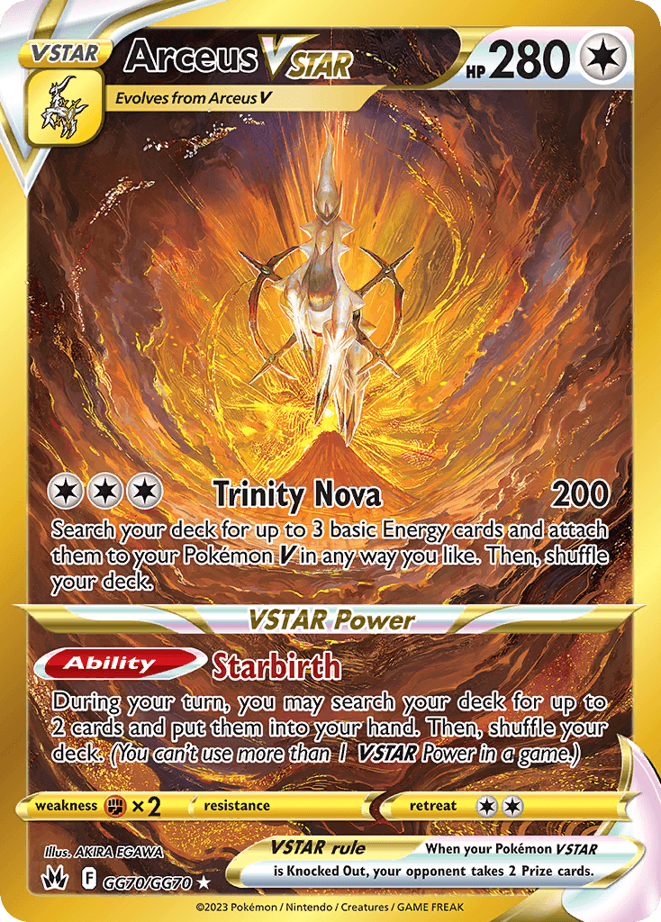 Arceus VSTAR (CRZ GG70)