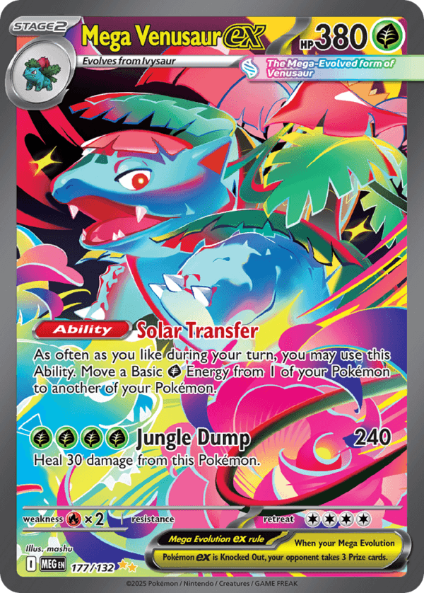 Mega Venusaur ex (MEG 177)