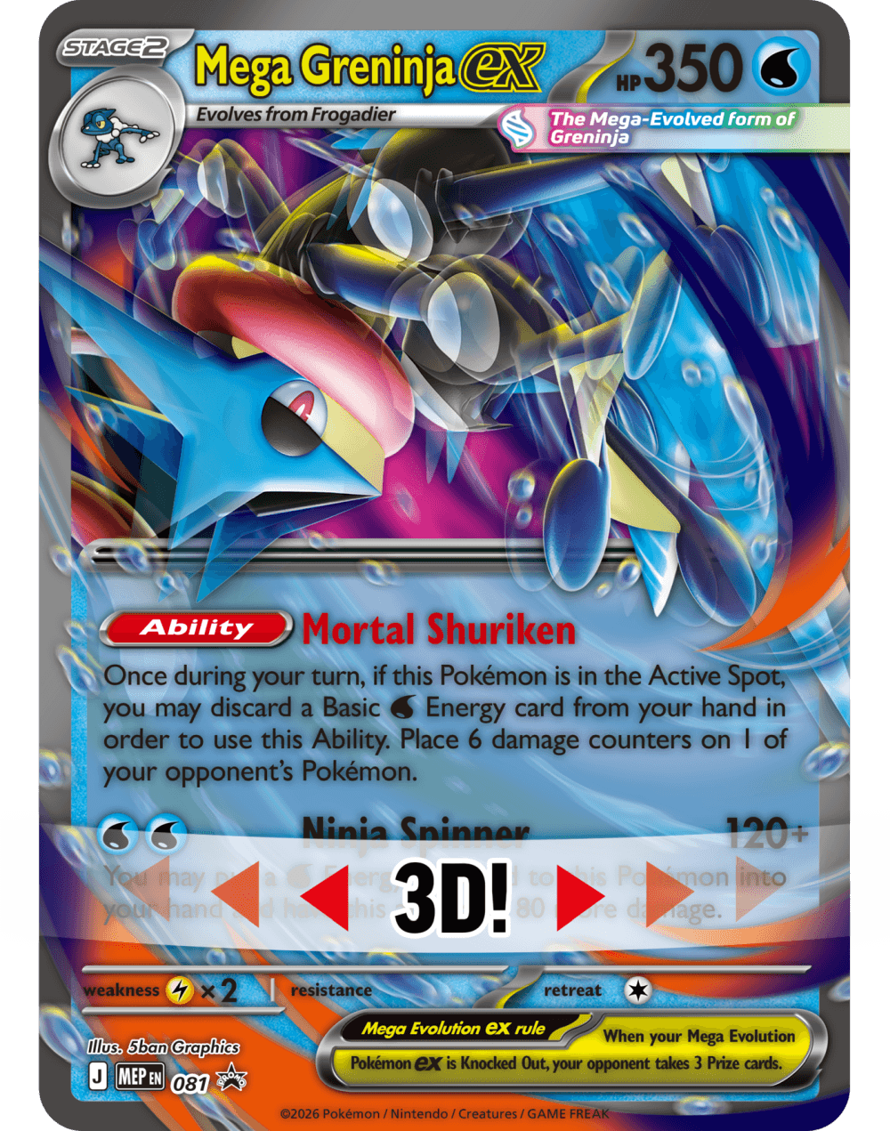 Pokemon TCG: Mega Greninja ex Premium Collection