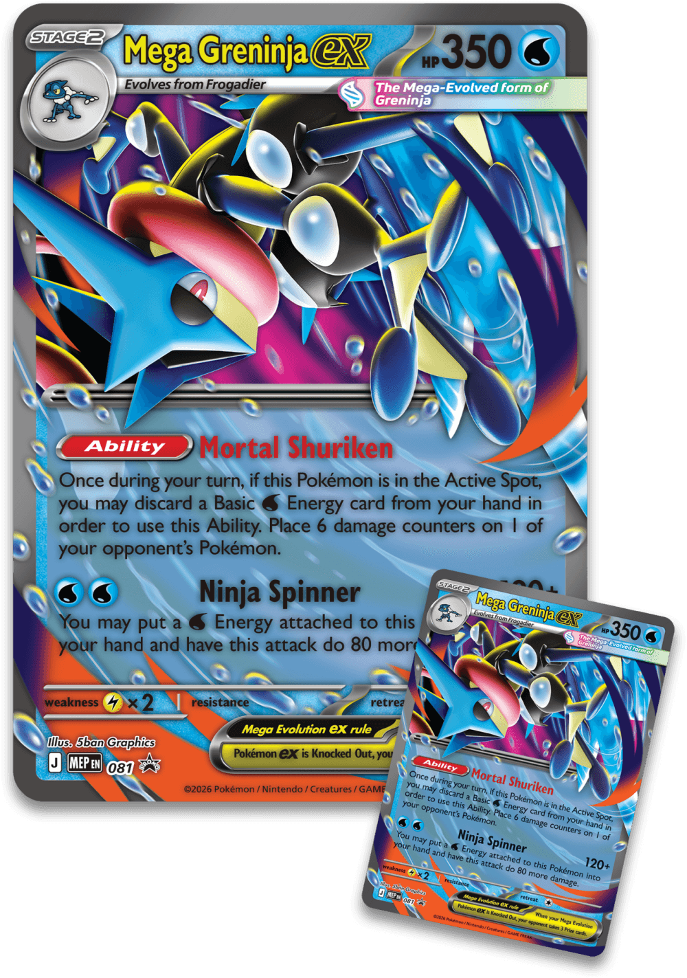 Pokemon TCG: Mega Greninja ex Premium Collection