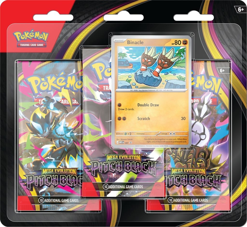 ME 05 - Pitch Black - 3-Pack Blister