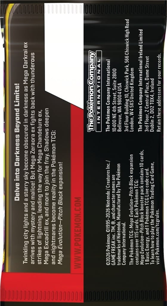 Pokemon TCG: ME 05 – Mega Evolution - Pitch Black - Booster Display (36)
