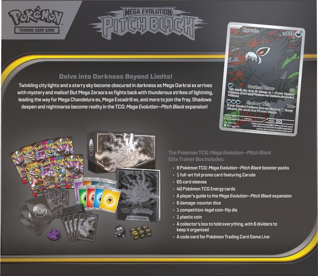 Pokemon TCG: ME 05 – Pitch Black - Elite Trainer Box